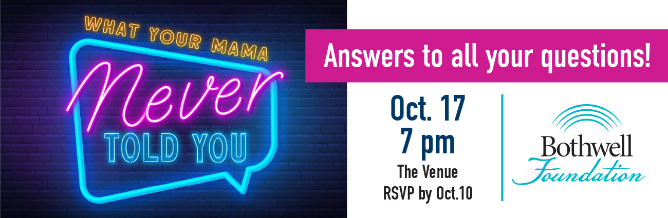 What Your Mama Never Told You October 17 event